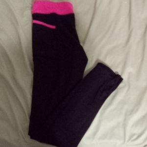 Avia hot pink and black leggings